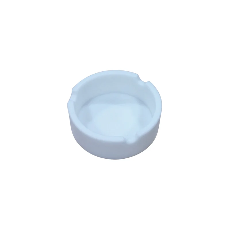Cinzeiro de Silicone Redondo Fluorescente Pequeno - Branco