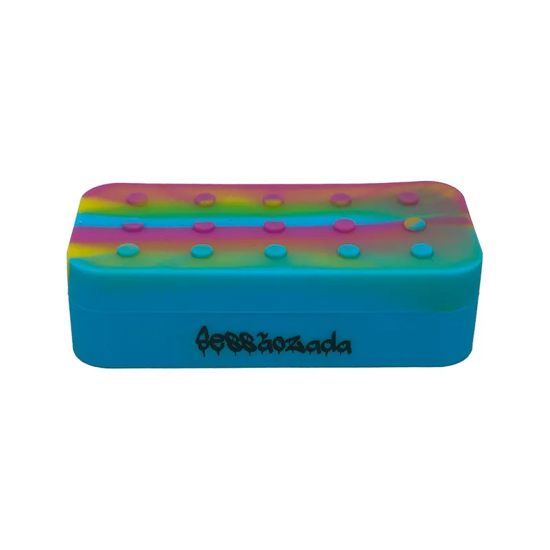 Slick Sessãozada de Silicone Lego com Divisórias 34ml - Azul, rosa e amarelo